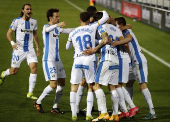 El Leganés doblega al Almería en el último suspiro