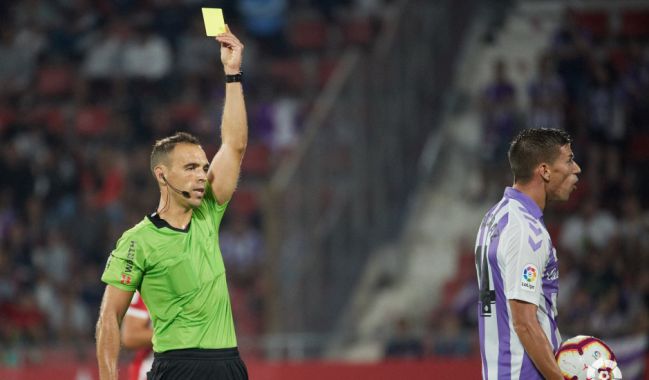 REAL VALLADOLID Cuadra Fernández debutó en Primera en un Girona-Valladolid 1