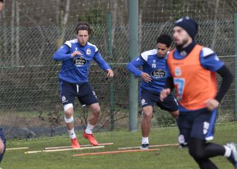 El posible once del Depor ante el R. Ferrol: Continuidad y Keko
