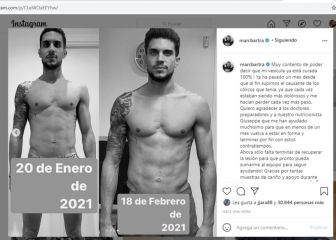 Bartra revela un problema de vesícula y pérdida de peso