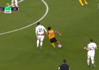 Es un tren de mercancías y está bendecido: el misil de Adama que dio el triunfo al Wolves