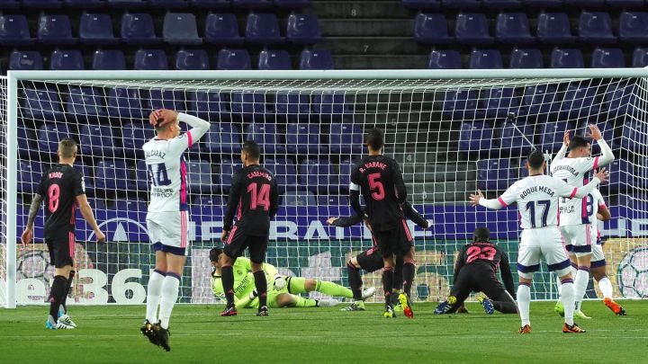 Aprobados y suspensos del Madrid ante el Valladolid: Courtois mantiene vivo al equipo