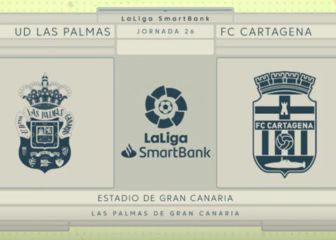 Las Palmas pone fin a la mala racha ante el Cartagena