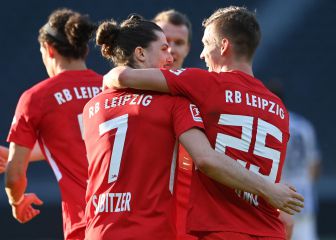 El Leipzig doblega al Hertha y ya amenaza al Bayern