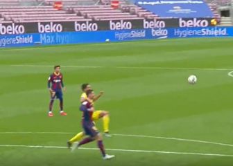 Lenglet pone a tambalear al Barcelona por este penalti