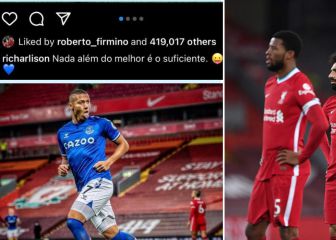 El 'like' de Firmino que ha enfadado a Anfield