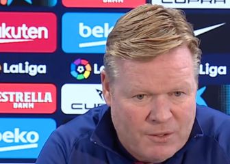 El lapsus de Koeman con la tabla: ¿olvidó al Madrid o al Sevilla?