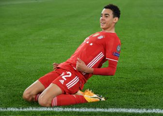 Musiala y los siete jugadores más jóvenes en marcar un gol en Champions