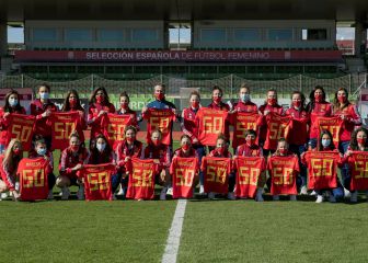 Homenaje a las pioneras de la Selección española
