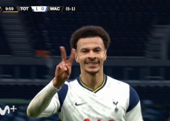 ¡Pero por favor Dele Alli qué locura es esta! Chilena de las que hay que ver sí o sí