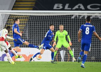 El Slavia Praga elimina al Leicester