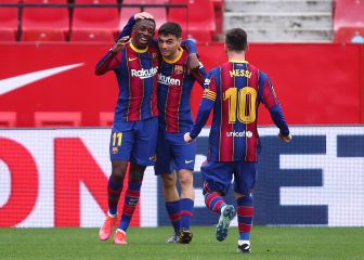 Sevilla-Barcelona en imágenes