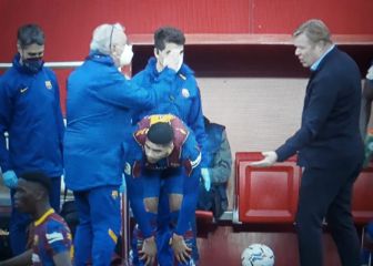 El enfado de Koeman con Araújo