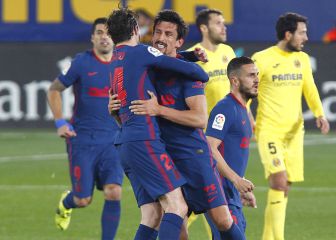 Villarreal-Atlético de Madrid en imágenes