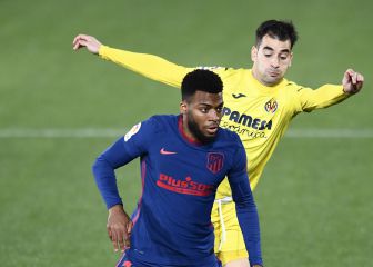 Lemar se marchó al descanso por molestias tras un golpe