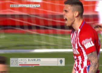 El Pichichi de Segunda inventándose un gol colosal de la más absoluta nada