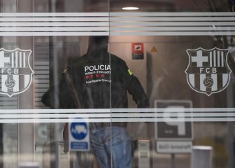 Las imágenes del registro de las oficinas del FC Barcelona