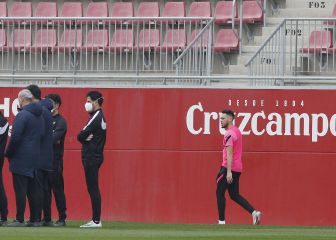 Ocampos y Acuña quieren estar ante el Barcelona