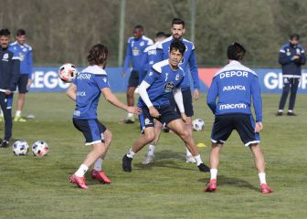 El Deportivo regresó al trabajo con Miku y Villares