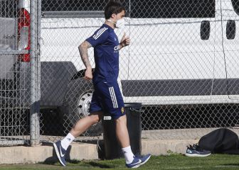 Eguaras es baja frente al Tenerife por acumulación de tarjetas