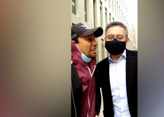 La surrealista petición de un fan a Bartomeu nada más salir de los juzgados