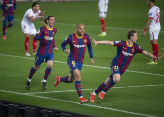 Barcelona-Sevilla en imágenes