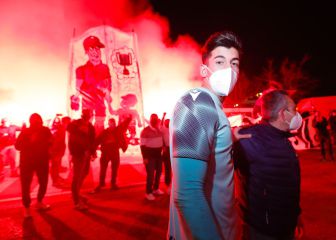'Camí a la final': la afición del Levante lleva en volandas al equipo