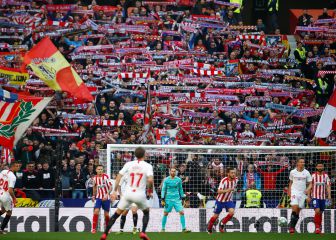 Un año sin afición en las gradas del Wanda Metropolitano