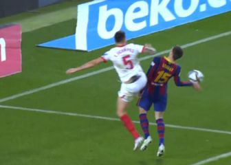 La 'Lengletada' que reclamó como penalti todo el Sevilla