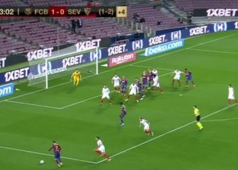 La obra de arte de Dembélé tras un control notable de Pedri