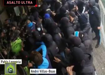 La violencia de 300 ultras del Marsella atacando a los jugadores y al DT