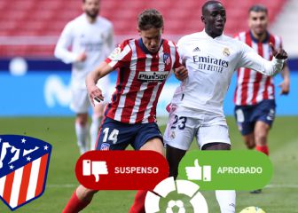 Aprueba o suspende el partido de los jugadores del Atlético