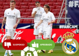Aprueba o suspende el partido de los jugadores del Madrid