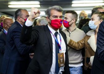 Laporta vuelve al Barcelona con una goleada