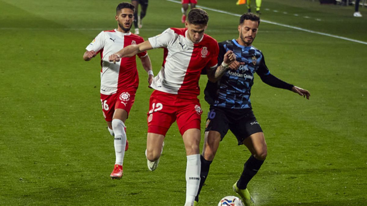 GIRONA 0 - ALMERÍA 1 Sadiq desactiva al Girona y lleva al Almería al