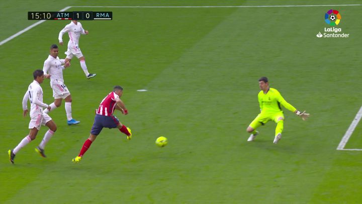 El 1-0 del Atlético al Real Madrid: Llorente y Suárez, golazo