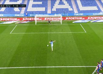 El increíble penalti a las nubes del que era el mejor especialista de LaLiga