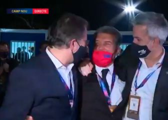La secuencia que enorgullece a los culés de todo el mundo: Laporta, Font y Freixa