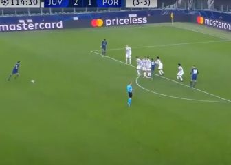 'Culpan' del batacazo de la Juve a Cristiano por lo que hizo en la barrera en el gol clave