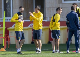 El Villarreal celebra jugar otra vez con público en las gradas