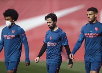 Diego Carlos, Suso y Koundé, entre algodones para el derbi