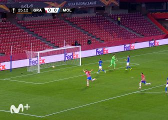 El gol de Jorge Molina que no se veía desde hace 14 años