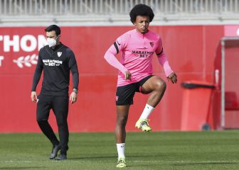 Koundé y Suso trabajan con el grupo, Diego Carlos sigue fuera