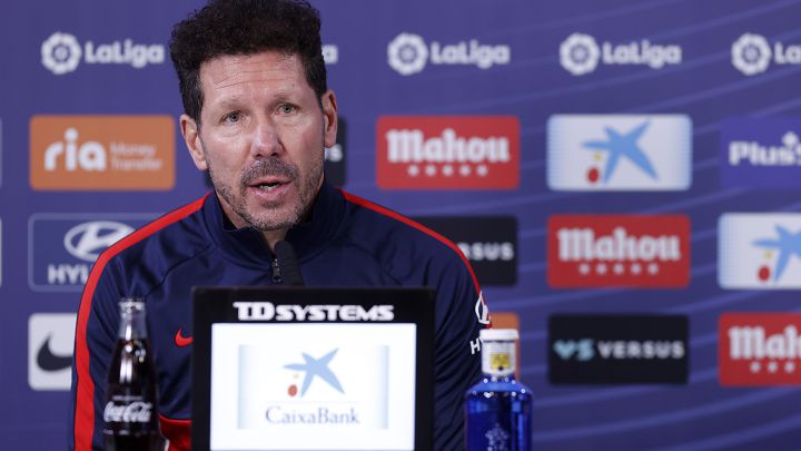 Simeone: "¿Encerrarnos? La inercia y el rival te empujan atrás"