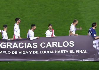 Emotivo homenaje del Rayo por el fallecimiento de Carlos Matallanas