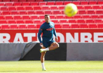 Diego Carlos se apunta al derbi; Ocampos, ausente del césped