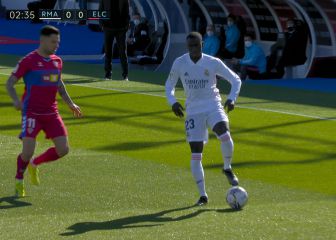 La filigrana 'fail' de Mendy que se hizo viral al instante y no es para menos, ¿qué intentó?