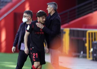 Silva sufre una contusión lumbar que no le deja casi moverse