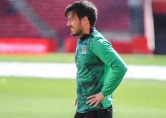 La lesión de David Silva se queda sólo en un susto para la Real