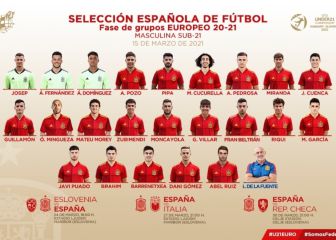 Brahim lidera a una Sub-21 en cuadro por la Absoluta